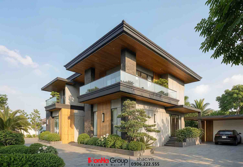 Thiết kế biệt thự 2 tầng mái Nhật: Cách KTS Sơn Hà xử lý 5 bài toán công năng khó mà chủ đầu tư đưa ra 2
