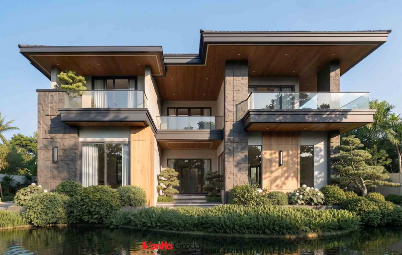 Thiết kế biệt thự 2 tầng mái Nhật: Cách KTS Sơn Hà xử lý 5 bài toán công năng khó mà chủ đầu tư đưa ra 3