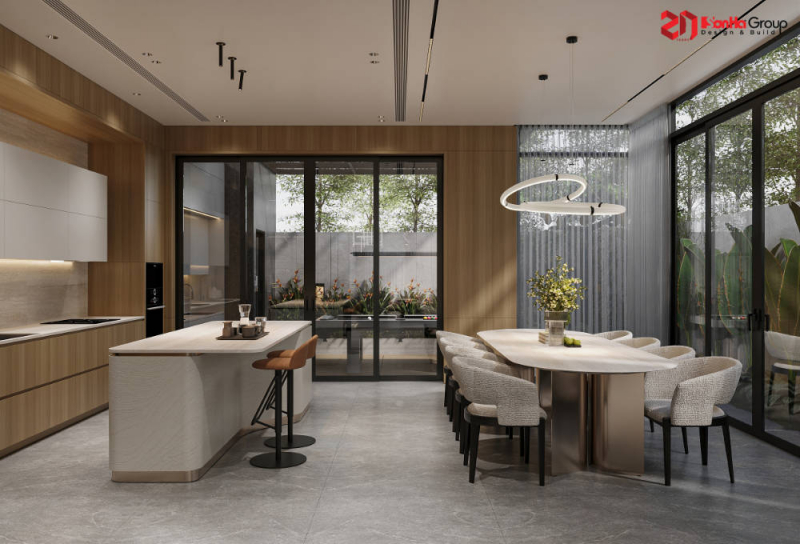 Giải pháp không gian cho mẫu nhà 4 tầng mái Nhật tại Vinhomes Vũ Yên 6
