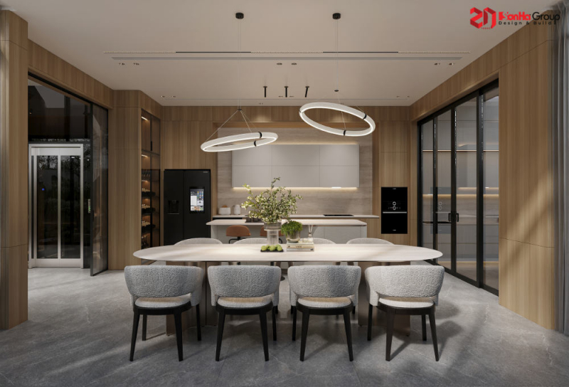 Giải pháp không gian cho mẫu nhà 4 tầng mái Nhật tại Vinhomes Vũ Yên 7
