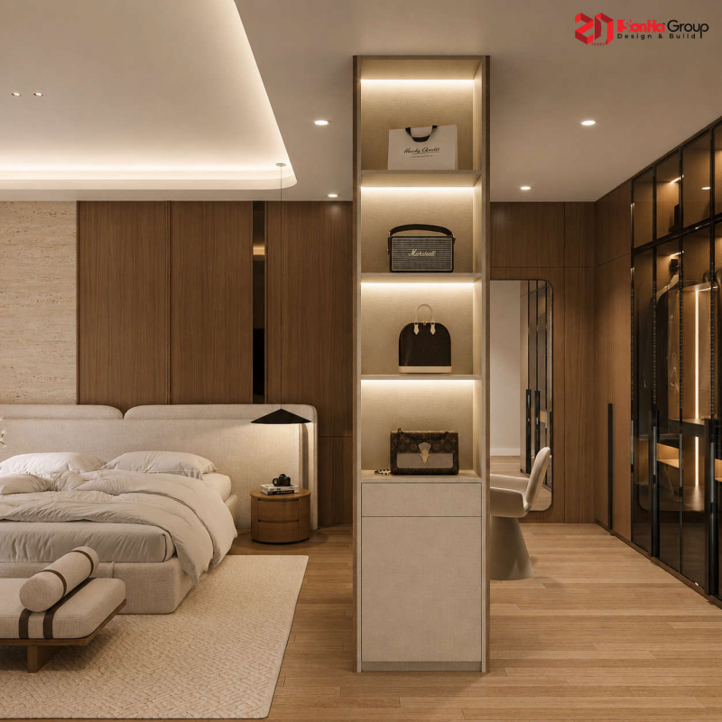 Giải pháp không gian cho mẫu nhà 4 tầng mái Nhật tại Vinhomes Vũ Yên 15