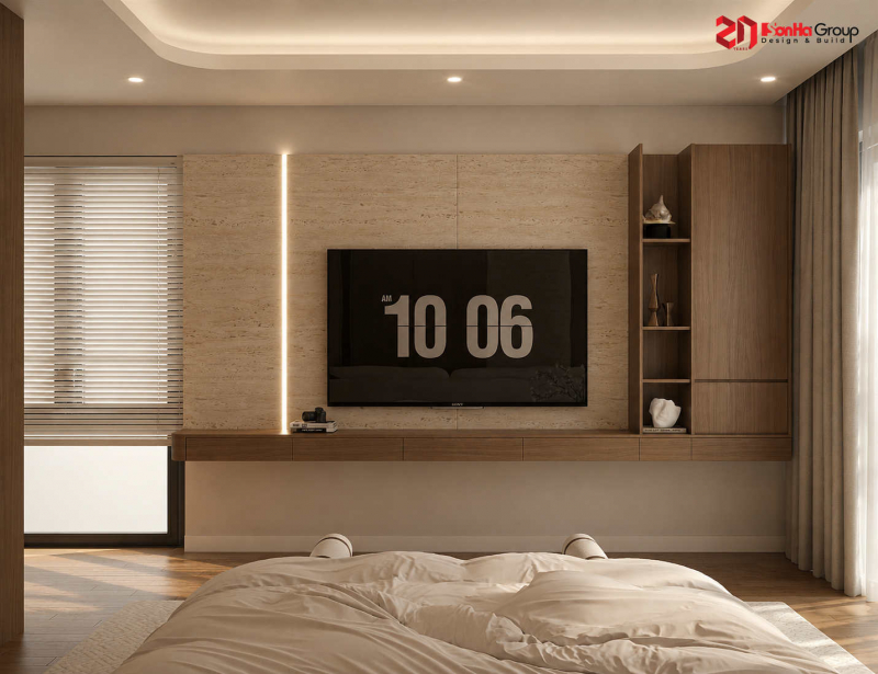 Giải pháp không gian cho mẫu nhà 4 tầng mái Nhật tại Vinhomes Vũ Yên 16