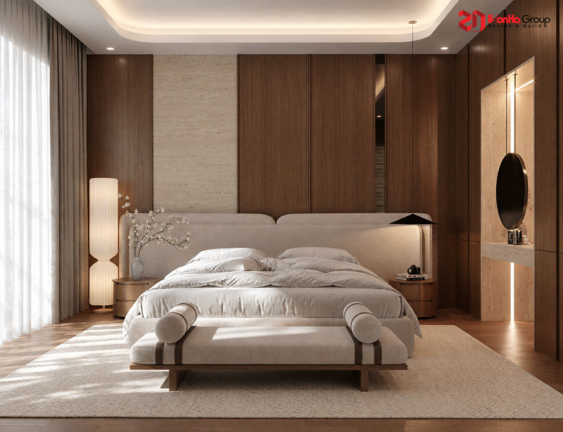 Giải pháp không gian cho mẫu nhà 4 tầng mái Nhật tại Vinhomes Vũ Yên 17