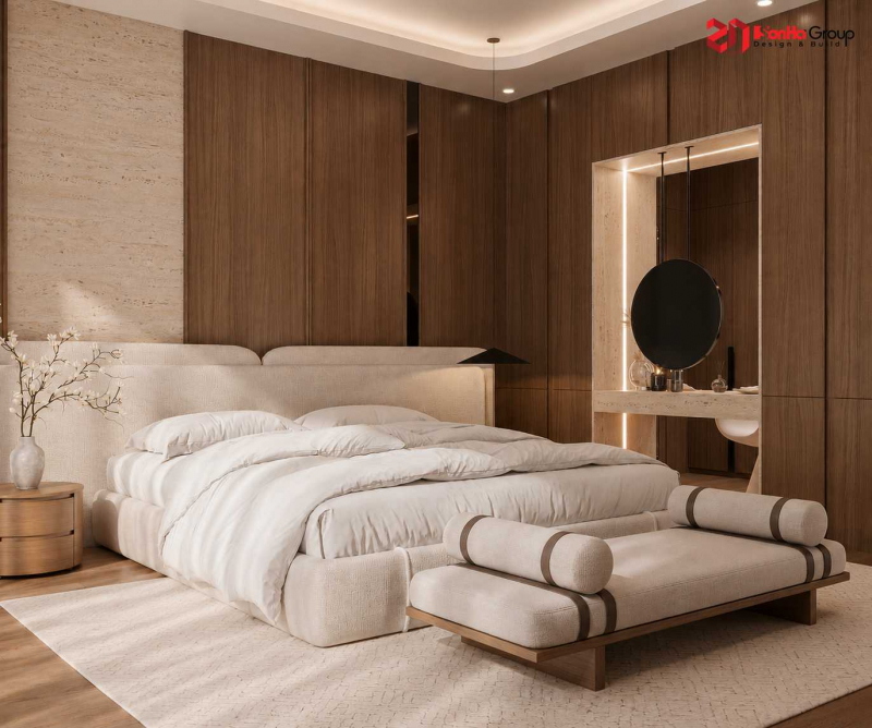 Giải pháp không gian cho mẫu nhà 4 tầng mái Nhật tại Vinhomes Vũ Yên 20