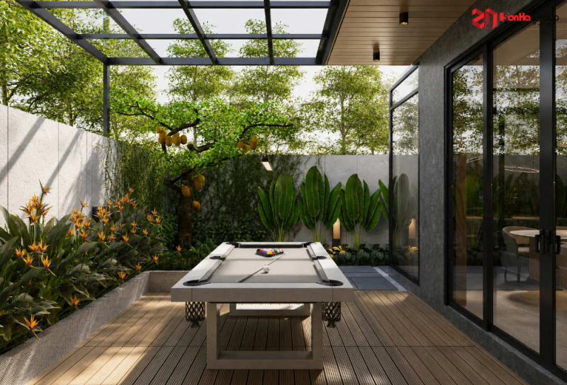 Giải pháp không gian cho mẫu nhà 4 tầng mái Nhật tại Vinhomes Vũ Yên 22