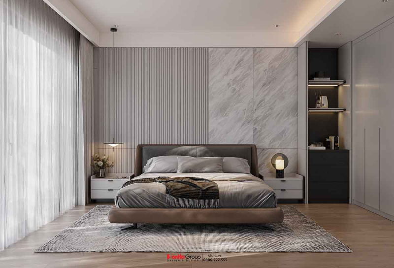 Giải pháp không gian cho mẫu nhà 4 tầng mái Nhật tại Vinhomes Vũ Yên 32