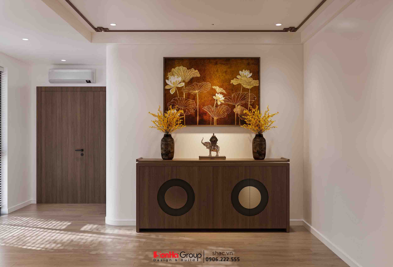 Giải pháp không gian cho mẫu nhà 4 tầng mái Nhật tại Vinhomes Vũ Yên 38