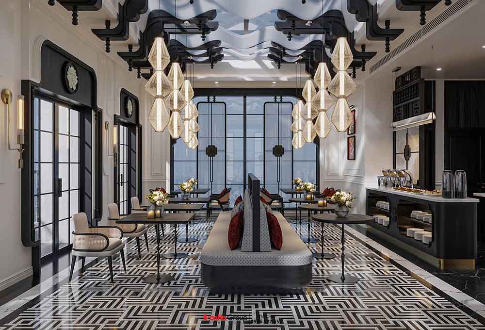 Thiết Kế Nội Thất Khách Sạn Phong Cách Indochine Đậm Bản Sắc Việt 10 Thiết kế nhà hàng khách sạn phong cách Indochine