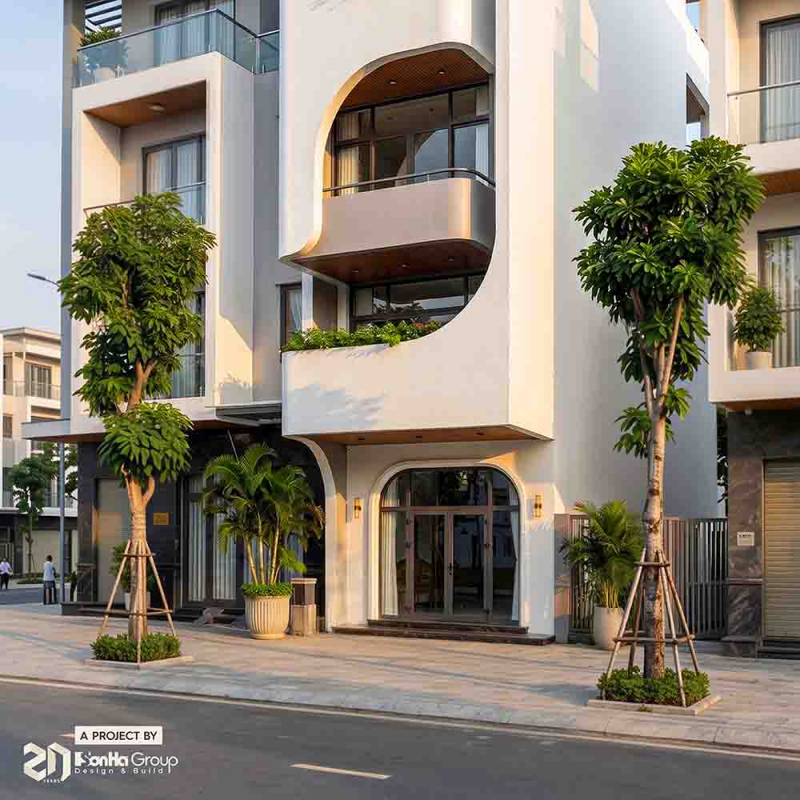 Thiết Kế Nhà Ống 5 Tầng Hiện Đại Cho Gia Đình 3 Thế Hệ Sống Thoải Mái 2