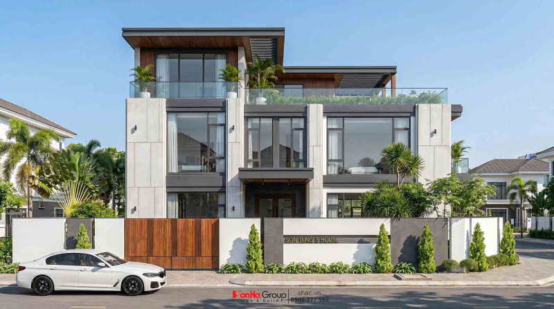 Món quà tặng con - Thiết kế biệt thự 250 m2 hiện đại lưu giữ giá trị gia đình 4