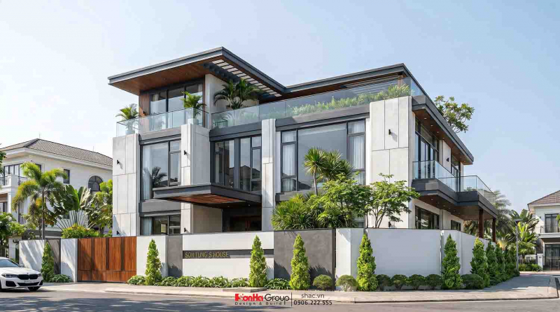 Món quà tặng con - Thiết kế biệt thự 250 m2 hiện đại lưu giữ giá trị gia đình 5