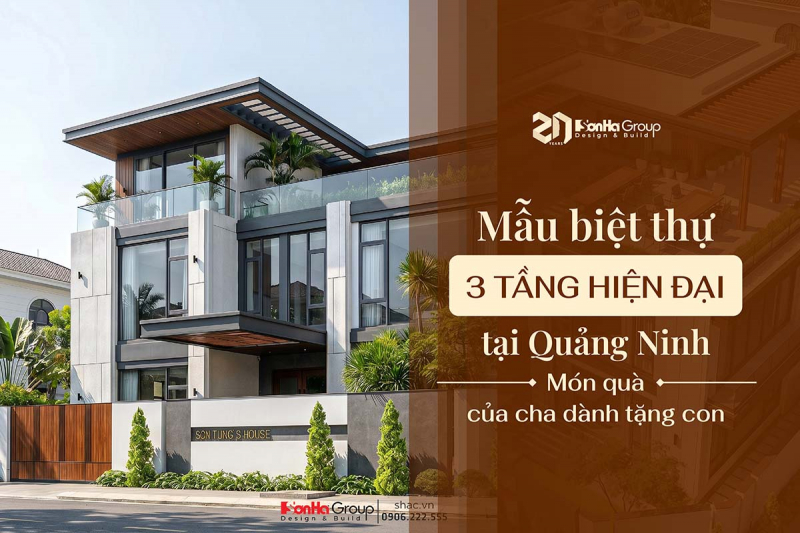 Món quà tặng con - Thiết kế biệt thự 250 m2 hiện đại lưu giữ giá trị gia đình 13 Món quà tặng con - Thiết kế biệt thự 250 m2 hiện đại lưu giữ giá trị gia đình