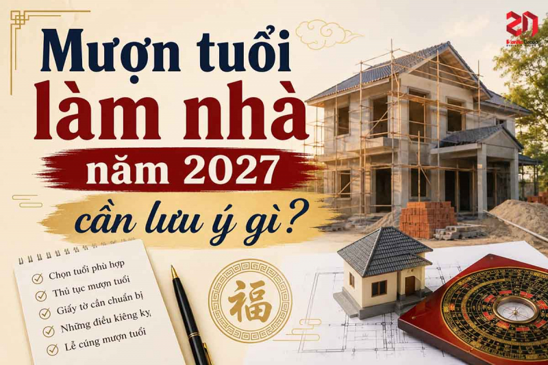 Kiến trúc sư Sơn Hà tư vấn tuổi làm nhà 2027 và các lưu ý trước khi khởi công 2 Mượn tuổi làm nhà năm 2027 cần lưu ý gì?