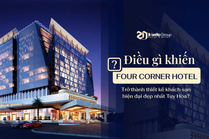 Thiết kế khách sạn hiện đại 4 sao đẹp nhất Tuy Hoà - Four Corner Hotel