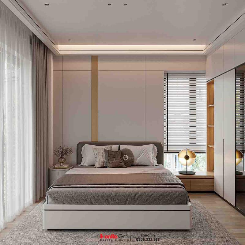 Thiết kế nội thất Vinhomes Vũ Yên Hải Phòng - Giải pháp không gian linh hoạt cho biệt thự 3 tầng 47 Phòng ngủ master cho gia chủ trẻ tuổi