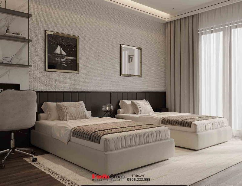 Thiết kế nội thất Vinhomes Vũ Yên: Giải pháp nào giúp nhà 2 tầng vừa đủ 3 phòng ngủ vừa tối ưu không gian kinh doanh? 15