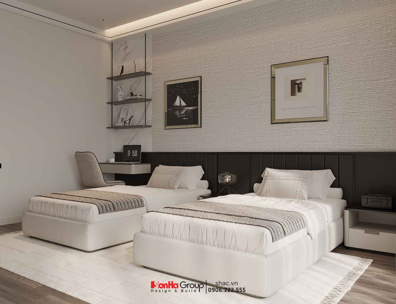Thiết kế nội thất Vinhomes Vũ Yên: Giải pháp nào giúp nhà 2 tầng vừa đủ 3 phòng ngủ vừa tối ưu không gian kinh doanh? 17