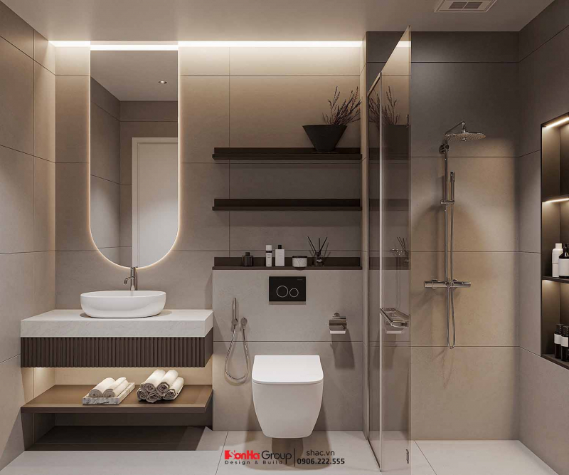 Thiết kế nội thất Vinhomes Vũ Yên: Giải pháp nào giúp nhà 2 tầng vừa đủ 3 phòng ngủ vừa tối ưu không gian kinh doanh? 31