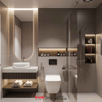 Thiết kế nội thất Vinhomes Vũ Yên: Giải pháp nào giúp nhà 2 tầng vừa đủ 3 phòng ngủ vừa tối ưu không gian kinh doanh? 74