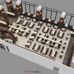 Thiết kế nhà hàng buffet khách sạn Hương Lan Hạ Long - Cách KTS giải bài toán về diện tích và tối ưu trải nghiệm 21