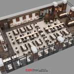 Thiết kế nhà hàng buffet khách sạn Hương Lan Hạ Long - Cách KTS giải bài toán về diện tích và tối ưu trải nghiệm 20