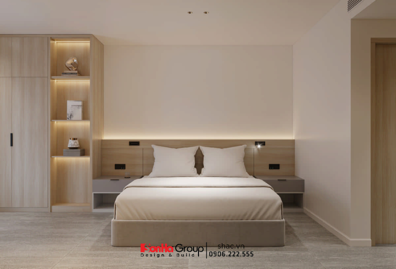 Thiết kế khách sạn mini Hưng Thịnh: Thiết kế phải đi kèm với lợi nhuận kinh tế 94 Thiết kế phòng ngủ là trung tâm của trải nghiệm dành cho khách thuê ngắn hạn