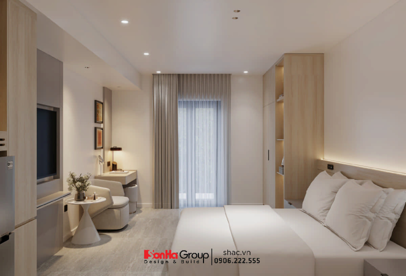 Thiết kế khách sạn mini Hưng Thịnh: Thiết kế phải đi kèm với lợi nhuận kinh tế 102 Thiết kế nội thất khách sạn mini Hưng Thịnh Ninh Bình