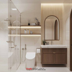 Mẫu thiết kế nội thất nhà ống 3 tầng đang trở thành xu hướng được nhiều vợ chồng trẻ ưu thích 71