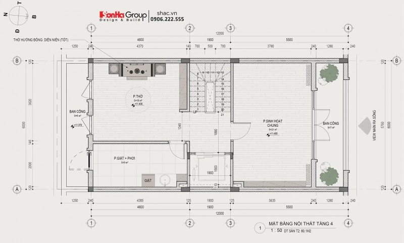 Bất ngờ với giải pháp thiết kế nội thất Vinhomes Vũ Yên khoa học cho nhà Đảo Vua có 5 con 6