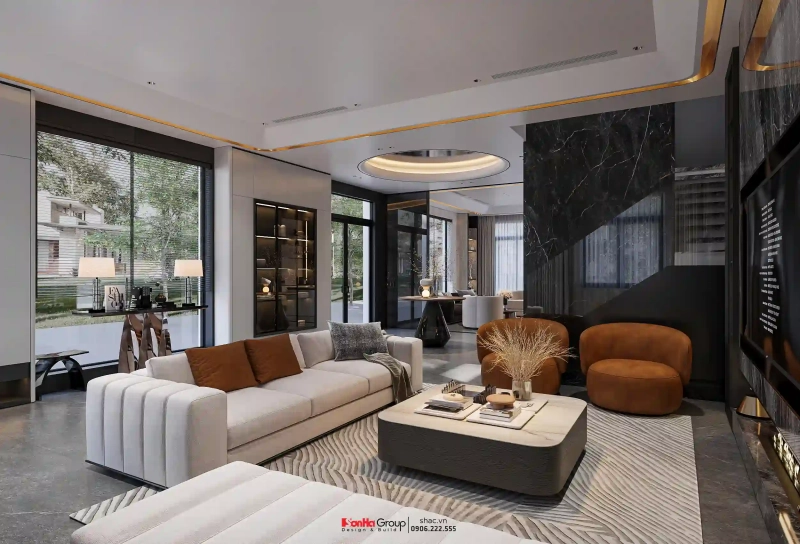 Thiết kế nội thất Vinhomes Vũ Yên - biệt thự song lập hướng biển với 7 điểm đắt giá 3