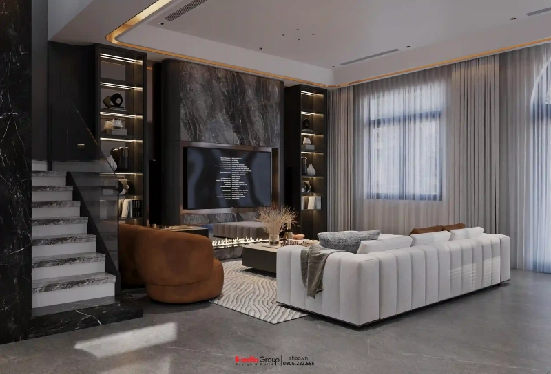 Thiết kế nội thất Vinhomes Vũ Yên - biệt thự song lập hướng biển với 7 điểm đắt giá 4