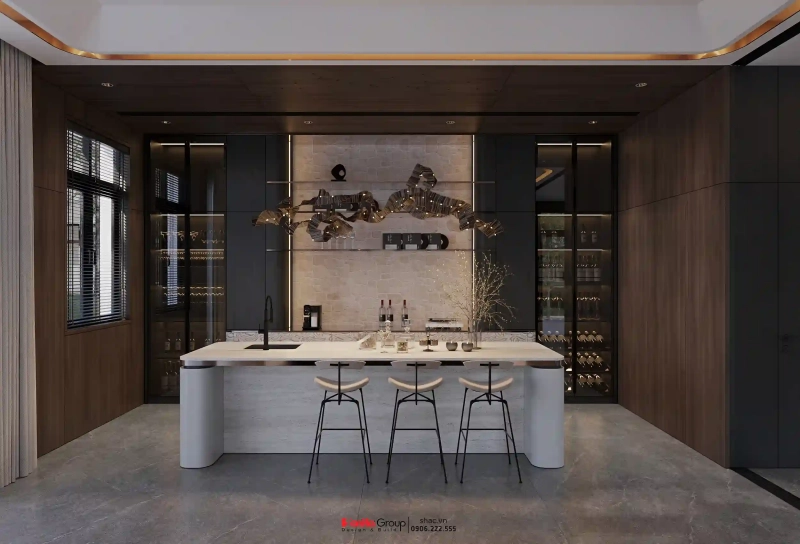 Thiết kế nội thất Vinhomes Vũ Yên - biệt thự song lập hướng biển với 7 điểm đắt giá 7