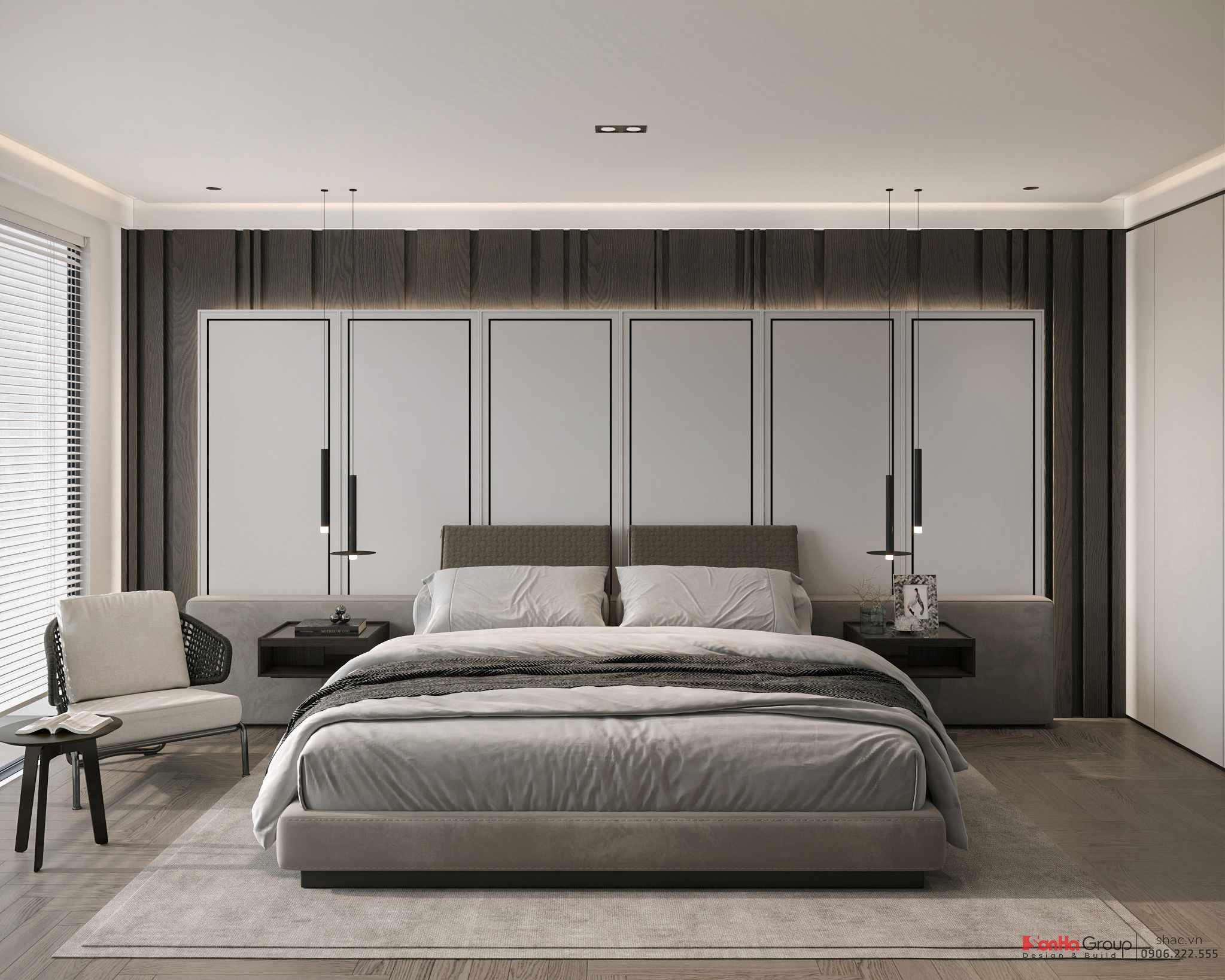 Phòng ngủ master bao nhiêu m2 là hợp lý? Cách tính diện tích chuẩn khi thiết kế 20 Phòng ngủ master 60m2