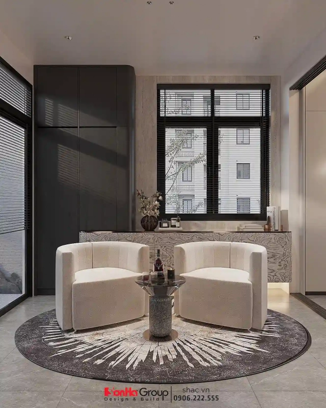 Thiết kế nội thất Vinhomes Vũ Yên - biệt thự song lập hướng biển với 7 điểm đắt giá 81 Mẫu nội thất hiện đại tại Vinhomes Vũ Yên - Phòng giải trí
