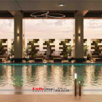 Thiết kế bể bơi khách sạn Hương Lan: Bên cạnh thẩm mỹ là bài toán về 420 tấn nước trên đỉnh của tòa nhà 10 tầng 28