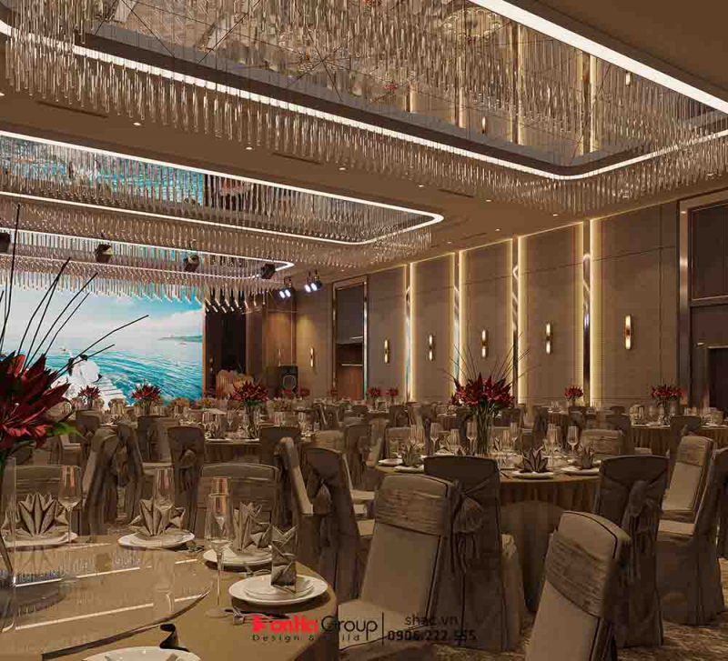 Thiết kế nhà hàng tiệc cưới khách sạn Hương Lan: 5 điểm sinh lời khiến chủ đầu tư tấm tắc ngợi khen 7