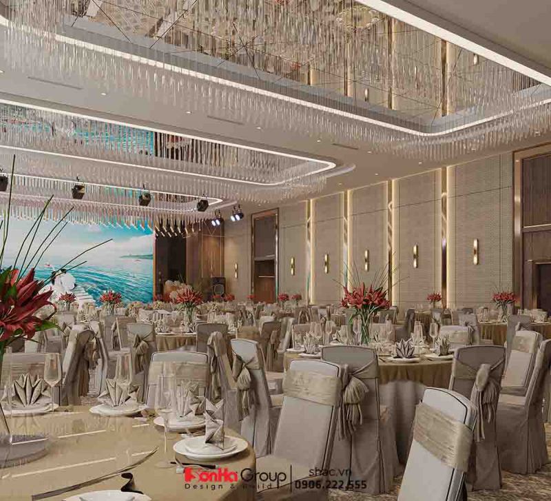 Thiết kế nhà hàng tiệc cưới khách sạn Hương Lan: 5 điểm sinh lời khiến chủ đầu tư tấm tắc ngợi khen 8