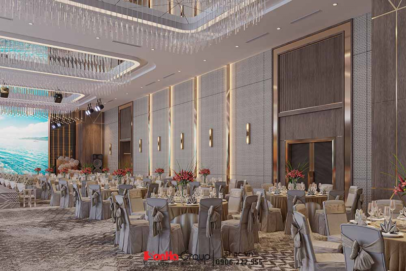 Thiết kế nhà hàng tiệc cưới khách sạn Hương Lan: 5 điểm sinh lời khiến chủ đầu tư tấm tắc ngợi khen 12